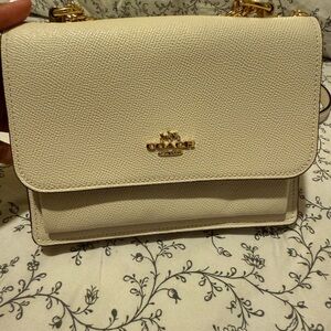 Coach Ivory Leather Crossbody Bag